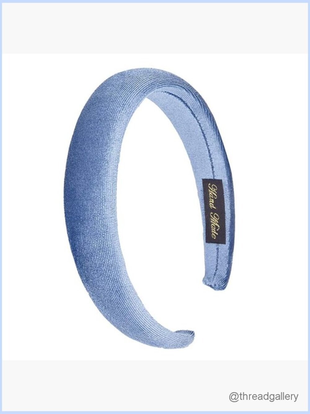 Padded Velvet Headband Puffy Sponge Thick Vintage Wide Headband for Women